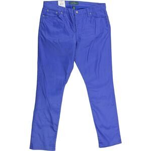 LRL Lauren Jeans Co Ralph Lauren Electric Blue Skinny Pants Jeans NWT
